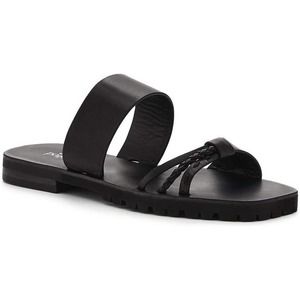 Botkier Moira Slide Double Strap Black Sandal Women's Size 9.5